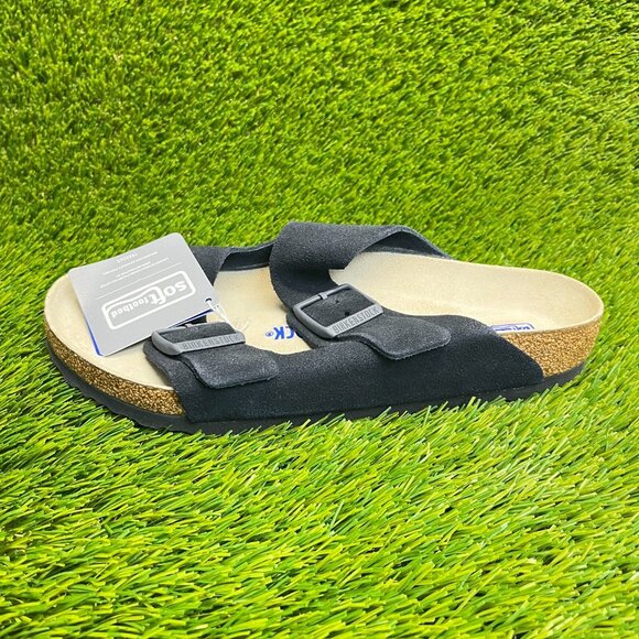 Birkenstock Arizona Mens Size 8 Blue Beach Walking Casual Suede Slide Sandals main image 7